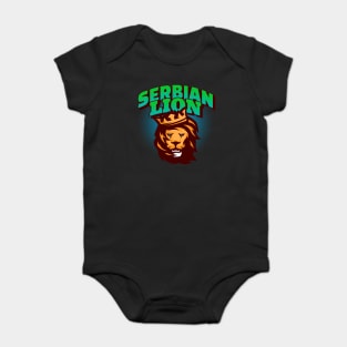 Serbian Lion Baby Bodysuit